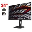 Монитор AOC 24P1 / 24" (1920x1080) IPS / 1x HDMI, 1x DisplayPort, 1x DVI, 1x VGA, 4x USB 3.0, 2x Audio / 2x 2.0W / VESA 100x100 / Pivot