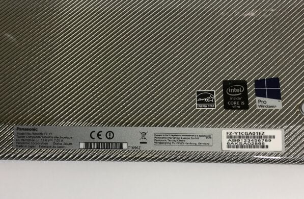 Захищений планшет Panasonic Toughpad FZ-Y1 / 20" (3840x2560) IPS Touch / Intel Core i5-5300U (2 (4) ядра по 2.3 - 2.9 GHz) / 8 GB DDR3 / 256 GB SSD / Intel HD Graphics 5500 / WebCam / Win 10 Pro