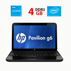 Ноутбук Б класс HP Pavilion G6 1214SR / 15.6" (1366x768) TN / Intel Core i5-480M (2 (4) ядра по 2.66 - 2.93 GHz) / 4 GB DDR3 / 750 GB HDD / Intel HD Graphics