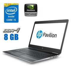 Игровой ноутбук HP Pavilion 15-au136ng / 15.6" (1920x1080) SVA / Intel Core i5-7200U (2 (4) ядра по 2.5 - 3.1 GHz) / 8 GB DDR4 / 128 GB SSD M.2 + 1000 GB HDD / nVidia GeForce 940MX, 2 GB DDR3, 64-bit / WebCam