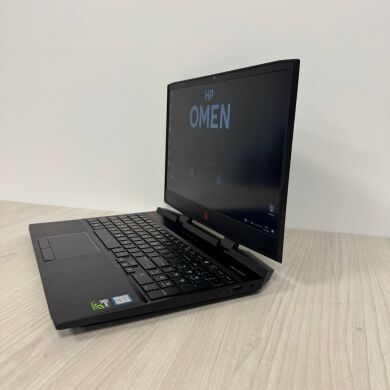 Игровой ноутбук Б-класс HP Omen 15-dc1054nr / 15.6" (1920x1080) IPS / Intel Core i7-9750H (6 (12) ядер по 2.6 - 4.5 GHz) / 16 GB DDR4 / 512 GB SSD NVMe / nVidia GeForce GTX 1660 Ti, 6 GB GDDR6, 192-bit / WebCam