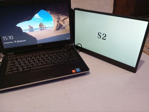 Новые портативные мониторы для ноутбуков lCD Teamgee s2 / 2x 14" (1920x1080) IPS / USB Type-C / 2x 2W