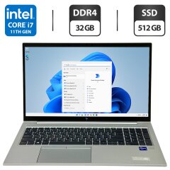 Ультрабук HP EliteBook 850 G8 / 15.6" (1920x1080) IPS / Intel Core i7-1185G7 (4 (8) ядра по 3.0 - 4.8 GHz) / 32 GB DDR4 / 512 GB SSD M.2 / Intel Iris Xe Graphics / WebCam / Fingerprint / Windows 11 Pro