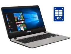 Ультрабук Asus F407UA / 14" (1920x1080) IPS / Intel Core i3-6006U (2 (4) ядра по 2.0 GHz) / 8 GB DDR3 / 256 GB SSD / Intel HD Graphics 520 / WebCam / Win 10 Home