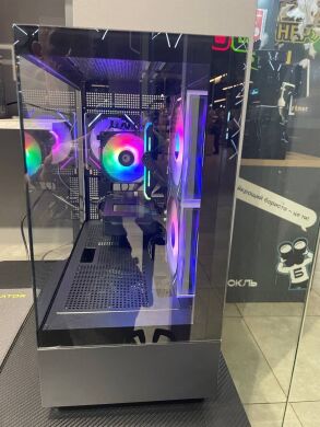 Игровой ПК 1stPlayer Mi5 A-BK-2F7R-1F7 Black Tower / AMD Ryzen 5 8400F (6 (12) ядер по 4.2 - 4.7 GHz) / 16 GB DDR5 / 1000 GB SSD M.2 / nVidia GeForce RTX 5060, 8 GB GDDR7, 128-bit / 500W
