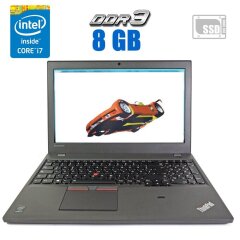 Мобільна робоча станція Lenovo ThinkPad W550s / 15.6" (1920x1080) TN / Intel Core i7-5500U (2 (4) ядра по 2.4 - 3.0 GHz) / 8 GB DDR3 / 32 GB SSD + 500 GB SSD / nVidia Quadro K620M, 2 GB DDR3, 64-bit / WebCam