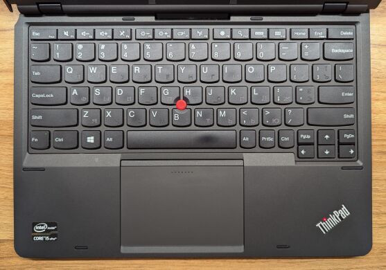 Нетбук-трансформер Lenovo ThinkPad Helix / 11.6" (1920x1080) IPS Touch / Intel Core i5-3427U (2 (4) ядра по 1.8 - 2.8 GHz) / 4 GB DDR3 / 180 GB SSD / Intel HD Graphics 4000 / WebCam / Windows 10