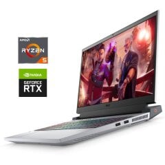 Ігровий ноутбук Dell G15 5515 / 15.6" (1920x1080) IPS / AMD Ryzen 5 5600H (6 (12) ядер по 3.3 - 4.2 GHz) / 16 GB DDR4 / 512 GB SSD / nVidia GeForce RTX 3050 Ti, 4 GB GDDR6, 128-bit / WebCam