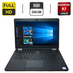 Ультрабук Dell Latitude E5470 / 14" (1920x1080) TN / Intel Core i7-6600U (2 (4) ядра по 2.6 - 3.4 GHz) / 8 GB DDR4 / 256 GB SSD / AMD Radeon R7 M360, 2 GB GDDR3, 64-bit / WebCam