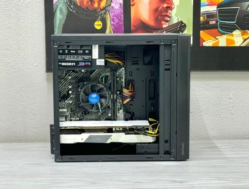 Ігровий ПК 1stPlayer D8-M-2B1 Black Tower / Intel Core i5-10400F (6 (12) ядер по 2.9 - 4.3 GHz) / 16 GB DDR4 / 512 GB SSD / nVidia GeForce RTX 2070 Super, 8 GB GDDR6, 256-bit / 550W / Win 10