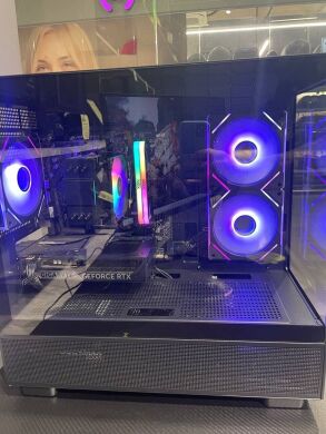 Игровой ПК 1stPlayer Mi5 A-BK-2F7R-1F7 Black Tower / AMD Ryzen 5 8400F (6 (12) ядер по 4.2 - 4.7 GHz) / 16 GB DDR5 / 1000 GB SSD M.2 / nVidia GeForce RTX 5060, 8 GB GDDR7, 128-bit / 500W