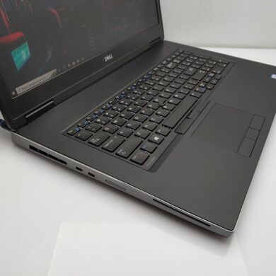 Мобільна робоча станція Dell Precision 7730 / 17.3" (1920x1080) IPS / Intel Core i7-8850H (6 (12) ядер по 2.6 - 4.3 GHz) / 32 GB DDR4 / 256 GB SSD / nVidia Quadro P3200, 6 GB GDDR5, 192-bit / WebCam / Win 10 Pro