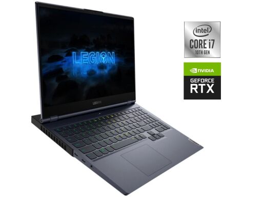Игровой ноутбук Б-класс Lenovo Legion 7 15IMH05 / 15.6" (1920x1080) IPS / Intel Core i7-10750H (6 (12) ядер по 2.6 - 5.0 GHz) / 16 GB DDR4 / 512 GB SSD / nVidia GeForce RTX 2070 Max-Q, 8 GB GDDR6, 256-bit / WebCam