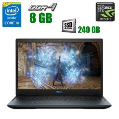 Ігровий ноутбук Dell G3&nbsp;Gaming / 15.6" (1920x1080) IPS / Intel Core i5-9300H (4 (8) ядра по 2.4 - 4.1 GHz) / 8 GB DDR4 / 240 GB SSD / nVidia Geforce GTX 1660 Ti Max-Q, 6 GB GDDR6, 192-bit / WebCam 