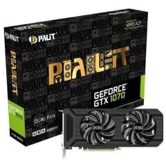 Дискретна відеокарта nVidia GeForce GTX 1070, 8 GB GDDR5, 256-bit / DVI, HDMI, DisplayPort