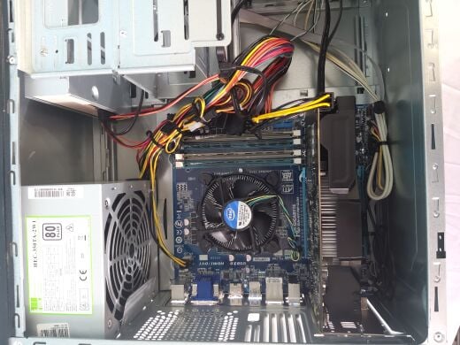 Gigabyte Tower / Intel Core i5-3470 (4 ядра по 3.2 - 3.6 GHz) / 16 GB DDR3 / new! 240 GB SSD+500 GB HDD / 350W / AMD Radeon RX 560 4GB GDDR5 128bit