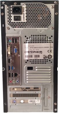 Gigabyte Tower / Intel Core i5-3470 (4 ядра по 3.2 - 3.6 GHz) / 16 GB DDR3 / new! 240 GB SSD+500 GB HDD / 350W / AMD Radeon RX 560 4GB GDDR5 128bit