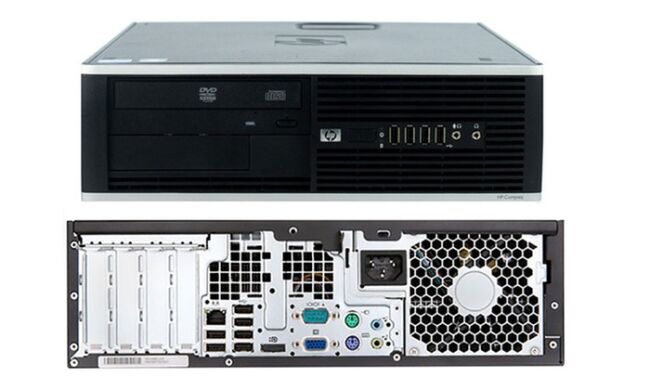 HP Compaq 6200 Pro SFF / Intel® Core™ i3-2100 (2 (4) ядра по 3.10 GHz) / 4 GB DDR3 / 160 GB HDD