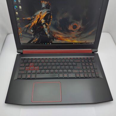 Ігровий ноутбук Acer Nitro 5 AN515-53 / 15.6" (1920х1080) IPS / Intel Core i5-8300H (4 (8) ядра по 2.3 - 4.0 GHz) / 8 GB DDR4 / 128 GB SSD+1 TB HDD / nVidia GeForce GTX 1050 Ti, 4 GB GDDR5, 128-bit / WebCam / NO ODD