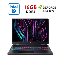 Ігровий ноутбук Acer Predator Helios Neo 16 PHN16-71-9457 / 16" (1920x1080) IPS / Intel Core i9-13900HX (24 (32) ядра по 2.2 - 5.4 GHz) / 16 GB DDR5 / 240 GB SSD / nVidia GeForce RTX 4070, 8 GB GDDR6, 128-bit / WebCam