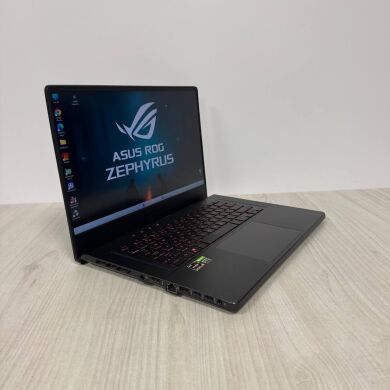 Ігровий ноутбук Б-клас Asus ROG Zephyrus G15 GA503QR / 15.6" (2560x1440) IPS / AMD Ryzen 9 5900HS (8 (16) ядер по 3.0 - 4.6 GHz) / 16 GB DDR4 / 1000 GB SSD NVMe / nVidia GeForce RTX 3070, 8 GB GDDR6, 256-bit Ігровий ноутбук Б-клас Asus ROG Zephyrus G15 GA503QR / 15.6" (2560x1440) IPS / AMD Ryzen 9 5900HS (8 (16) ядер по 3.0 - 4.6 GHz) / 16 GB DDR4 / 1000 GB SSD NVMe / nVidia GeForce RTX 3070, 8 GB GDDR6, 256-bit