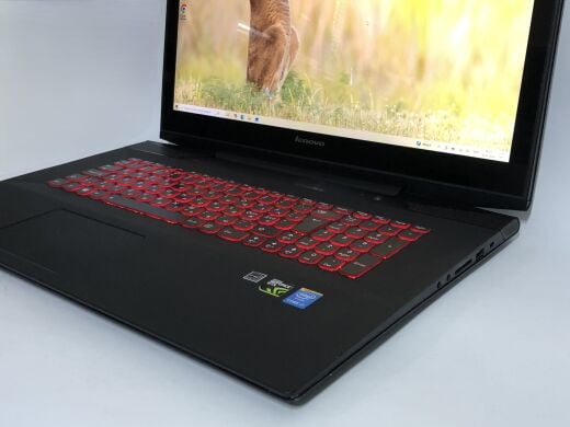Игровой ноутбук Б-класс Lenovo Y70-70 / 17.3" (1920x1080) IPS Touch / Intel Core i7-4710HQ (4 (8) ядра по 2.5 - 3.5 GHz) / 16 GB DDR3 / 256 GB SSD / nVidia GeForce GTX 860M, 4 GB GDDR5, 128-bit / WebCam / Win 10 Home Игровой ноутбук Б-класс Lenovo Y70-70 / 17.3" (1920x1080) IPS Touch / Intel Core i7-4710HQ (4 (8) ядра по 2.5 - 3.5 GHz) / 16 GB DDR3 / 256 GB SSD / nVidia GeForce GTX 860M, 4 GB GDDR5, 128-bit / WebCam / Win 10 Home