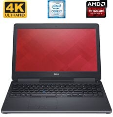 Ігровий ноутбук Dell Precision 7510 / 15.6" (3840x2160) IPS / Intel Core i7-6820HQ (4 (8) ядра по 2.7 - 3.6 GHz) / 32 GB DDR4 / 512 GB SSD / AMD Radeon R9 M375X, 2 GB GDDR5, 128-bit / WebCam / miniDP / HDMI