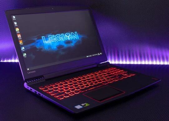 Игровой ноутбук Б-класс Lenovo Legion Y520-15IKBN / 15.6" (1920x1080) IPS / Intel Core i7-7700HQ (4 (8) ядра по 2.8 - 3.8 GHz) / 8 GB DDR4 / 128 GB SSD + 1000 GB HDD / nVidia GeForce GTX 1050, 2 GB GDDR5, 128-bit / WebCam / HDMI