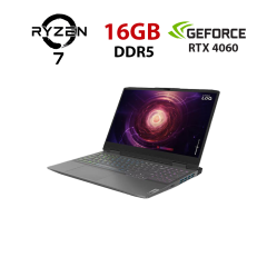 Ігровий ноутбук Lenovo LOQ 15APH8 / 15.6" (1920x1080) IPS / AMD Ryzen 7 7840HS (8 (16) ядер по 3.8 - 5.1 GHz) / 16 GB DDR5 / 960 GB SSD / nVidia GeForce RTX 4060, 8 GB GDDR6, 128-bit / WebCam