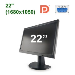 Lenovo ThinkVision L2251p / 22" (1680x1050) TN / VGA, DP, Audio Port