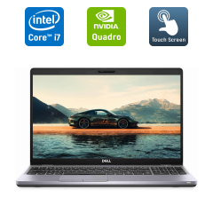 Мобильная рабочая станция Dell Precision 3550 / 15.6" (1920x1080) IPS Touch / Intel Core i7-10610U (4 (8) ядра по 1.8 - 4.9 GHz) / 16 GB DDR4 / 512 GB SSD / nVidia Quadro P520, 2 GB GDDR5, 64-bit / WebCam / Windows 10