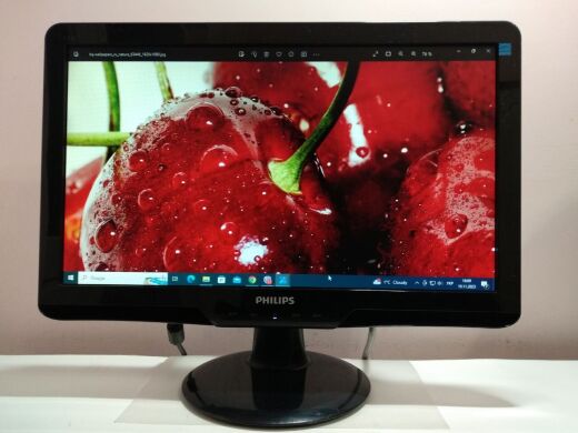 Монітор Philips 192E2 / 18.5" (1366x768) TN / VGA, DVI / VESA 100x100