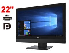Моноблок Dell Optiplex 5250 AIO / 22" (1920x1080) IPS / Intel Core i5-7500 (4 ядра по 3.4 - 3.8 GHz) / 8 GB DDR4 / 128 GB SSD / Intel HD Graphics 630 / WebCam