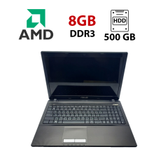 Ноутбук Asus K53 / 15.6" (1366x768) TN LED / AMD A6-3400M (4 ядра по 1.4 - 2.3 GHz) / 8 GB DDR3 / 500 GB HDD / AMD Radeon HD 6520G / WebCam