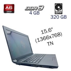 Ноутбук Б клас Lenovo IdeaPad Z575 / 15.6" (1366x768) TN / AMD A6-3400M (4 ядра по 1.4 GHz) / 4 GB DDR3 / 320 GB HDD / AMD Radeon HD 6650M, 1 GB DDR3, 128-bit / WebCam