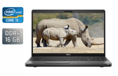 Ноутбук Dell Latitude 5500 / 15.6" (1920x1080) IPS / Intel Core i5-8265U (4 (8) ядра по 1.6 - 3.9 GHz) / 16 GB DDR4 / 256 GB SSD / Intel UHD Graphics / HDMI / WebCam