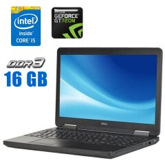 Ноутбук Dell Latitude E5540 / 15.6" (1920x1080) TN / Intel Core i5-4200U (2 (4) ядра по 1.6 - 2.6 GHz) / 16 GB DDR3 / 480 GB SSD / nVidia GeForce GT 720M, 2 GB DDR3, 64-bit / WebCam