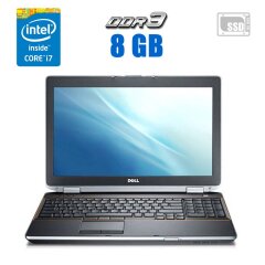 Ноутбук Dell Latitude E6520 / 15.6" (1920x1080) TN / Intel Core i7-2640M (2 (4) ядра по 2.8 - 3.5 GHz) / 8 GB DDR3 / 120 GB SSD / nVidia NVS 4200M 512 MB, DDR3, 64-bit / WebCam / посилений АКБ