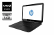 Ноутбук HP 255 G3 / 15.6" (1366x768) TN / AMD E1-6010 (2 ядра по 1.35 GHz) / 4 GB DDR3 / 128 GB SSD / AMD Radeon R2 Graphics / WebCam / DVD-RW  купить