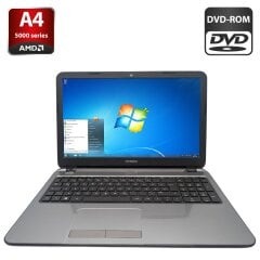 Ноутбук HP Compaq 15 / 15.6" (1366x768) TN / AMD A4-5000 (4 ядра по 1.5 GHz) / 8 GB DDR3 / 500 GB HDD / AMD Radeon HD 8330 Graphics / WebCam / DVD-ROM