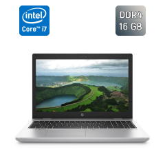 Ноутбук HP ProBook 650 G5 / 15.6" (1920x1080) IPS / Intel Core i7-8665U (4 (8) ядра по 1.9 - 4.8 GHz) / 16 GB DDR4 / 256 GB SSD / Intel UHD Graphics / WebCam / TouchID / Windows 10