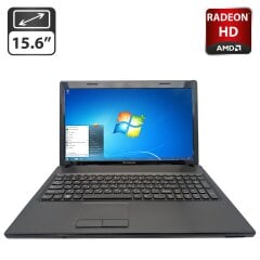 Ноутбук Lenovo IdeaPad G575 / 15.6" (1366x768) TN / AMD E-450 (2 ядра по 1.66 GHz) / 8 GB DDR3 / 500 GB HDD / AMD Radeon HD 7370M, 1 GB GDDR3, 64-bit / WebCam / DVD-ROM