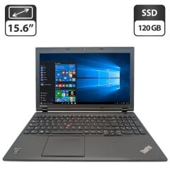 Ноутбук Lenovo ThinkPad L540 / 15.6" (1366x768) TN / Intel Core i5-4300M (2 (4) ядра по 2.6 - 3.3 GHz) / 8 GB DDR3 / 120 GB SSD / Intel HD Graphics 4600 / WebCam