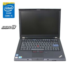 Ноутбук Lenovo ThinkPad T410i / 14.1" (1280x800) TN / Intel Core i5-450M (2 (4) ядра по 2.4 - 2.66 GHz) / 4 GB DDR3 / 250 GB HDD / Intel HD Graphics / WebCam