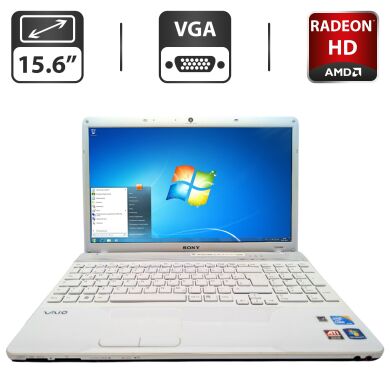Ноутбук Sony VPC-EB / 15.6" (1366x768) TN / Intel Core i3-370M (2 (4) ядра по 2.4 GHz) / 6 GB DDR3 / 500 GB HDD / AMD Radeon HD 5650, 1 GB GDDR3, 128-bit / WebCam / DVD-ROM
