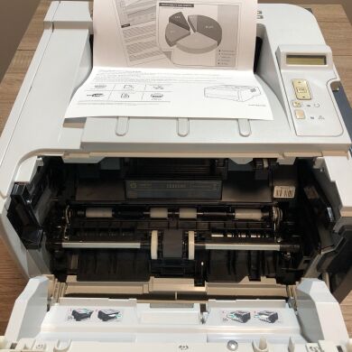 Принтер HP LaserJet P2055 / лазерний монохромний друк / 1200x1200 dpi / Legal (Max Print Size) / Duplex Print / до 33 стор/хв / USB-Hub 2.0, LAN (RJ-45)
