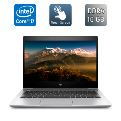 Ультрабук Б-класс HP EliteBook 830 G5 / 13.3" (1920x1080) IPS Touch / Intel Core i7-8650U (4 (8) ядра по 1.9 - 4.2 GHz) / 16 GB DDR4 / 512 GB SSD / Intel UHD Graphics 620 / Fingerprint / WebCam / Windows 10