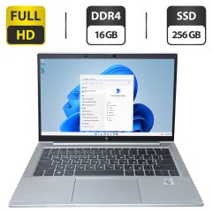 Ультрабук Б-класс HP EliteBook 830 G7 / 13.3" (1920x1080) IPS / Intel Core i5-10310U (4 (8) ядра по 1.7 - 4.4 GHz) / 16 GB DDR4 / 256 GB SSD / Intel UHD Graphics / WebCam / HDMI