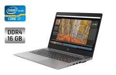 Ультрабук Б-клас HP Zbook 14u g5 / 14" (1920x1080) IPS Touch / Intel Core i7-8650U (4 (8) ядра по 1.9 - 4.2 GHz) / 16 GB DDR4 / 256 GB SSD / Intel UHD Graphics 620 / WebCam / Fingerprint + Бездротова мишка