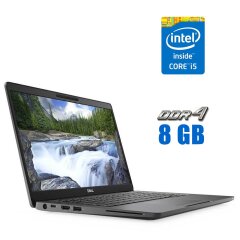Ультрабук Dell Latitude 5300 / 13.3" (1920x1080) IPS Touch / Intel Core i5-8350U (4 (8) ядра по 1.7 - 3.6 GHz) / 8 GB DDR4 / 240 GB SSD / Intel UHD Graphics 620 / WebCam